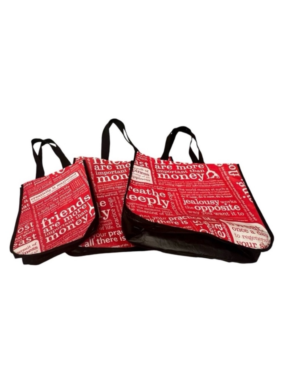 Lululemon Bundle of Three Reusable Logo
Shopping Bags
